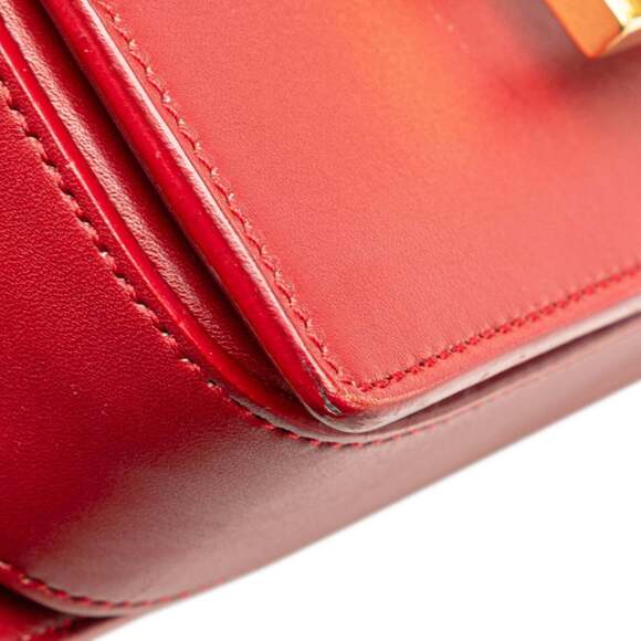 Saint Laurent 318249 Women's Shoulder Bag Red Color - Picture 5 of 13